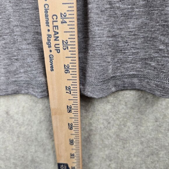 Automet Womens Heather Gray Crew Neck T-Shirt Polyester Blend Size Large - Picture 6 of 7